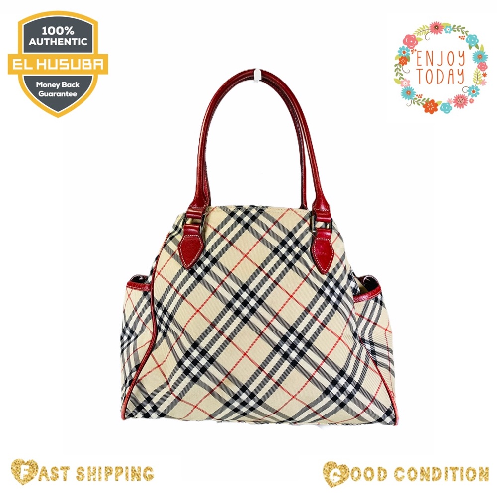 Burberry shoulder bag nova check canvas